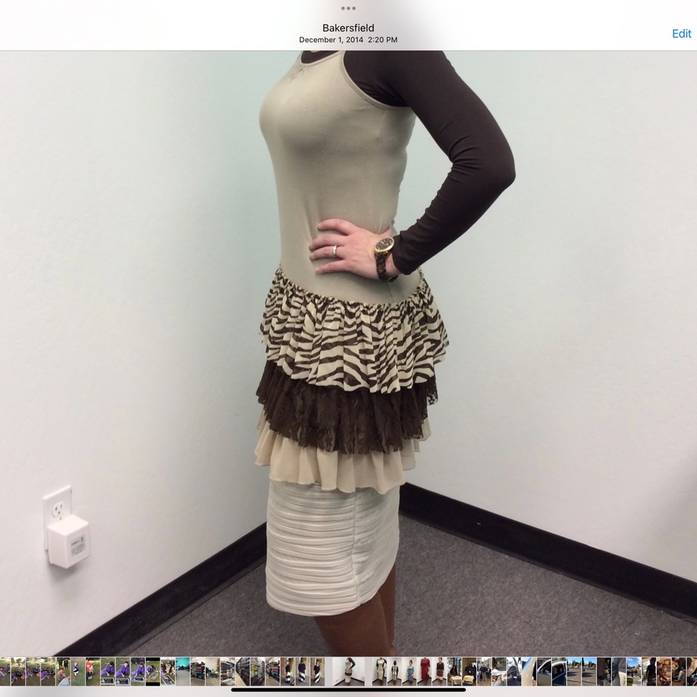 Tan/Brown Layered Shift